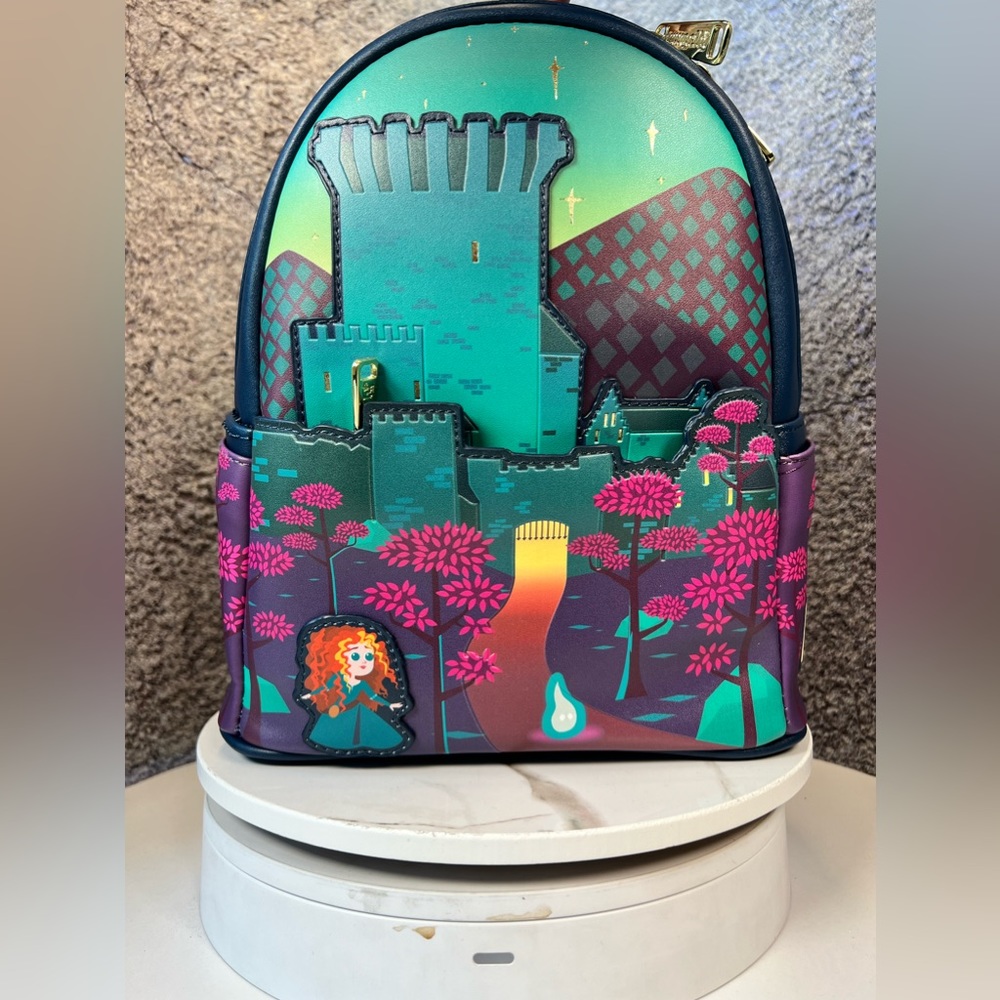 Loungefly: Disney - Brave Princess Castle Series Mini Backpack